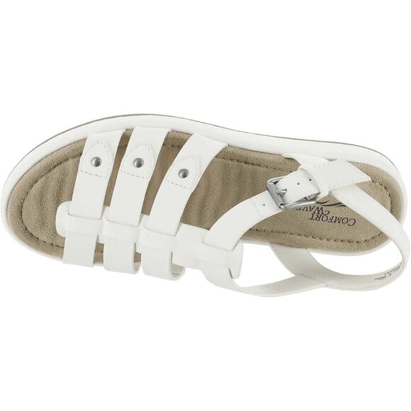 Easy Street Womens Chirp Flat Sandals - Picture 2 of 6